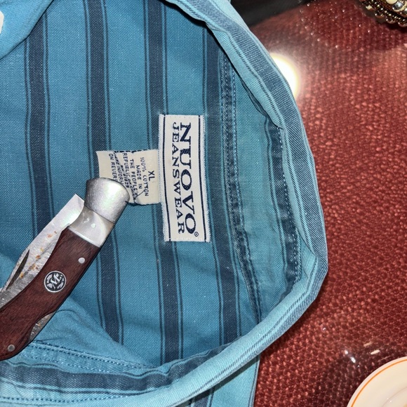 ⭐️Thick blue button up shirt⭐️ - Picture 2 of 3